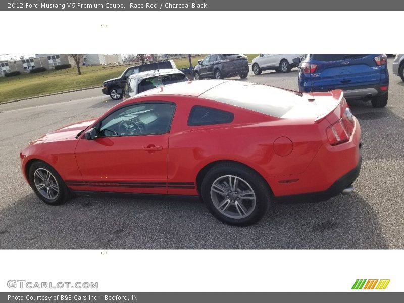 Race Red / Charcoal Black 2012 Ford Mustang V6 Premium Coupe