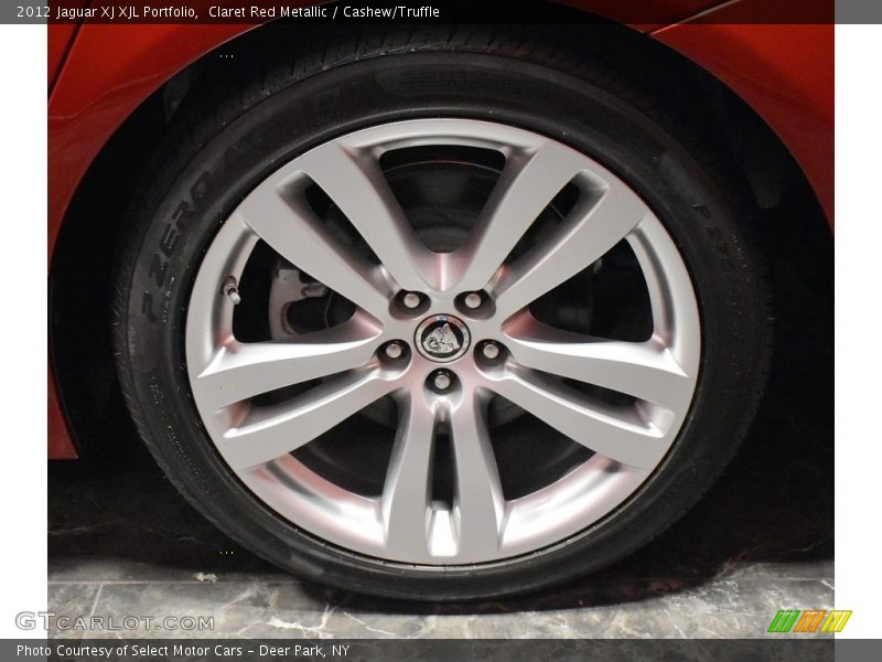 Claret Red Metallic / Cashew/Truffle 2012 Jaguar XJ XJL Portfolio