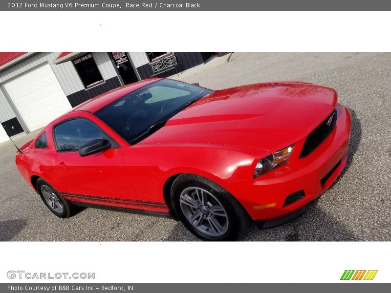 Race Red / Charcoal Black 2012 Ford Mustang V6 Premium Coupe