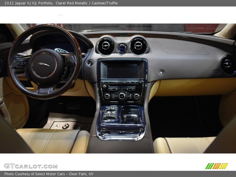 Claret Red Metallic / Cashew/Truffle 2012 Jaguar XJ XJL Portfolio