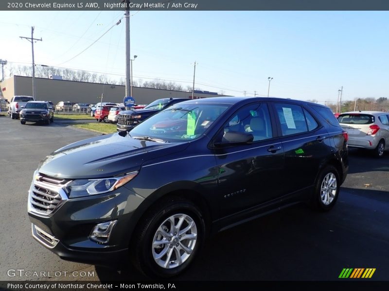 Nightfall Gray Metallic / Ash Gray 2020 Chevrolet Equinox LS AWD