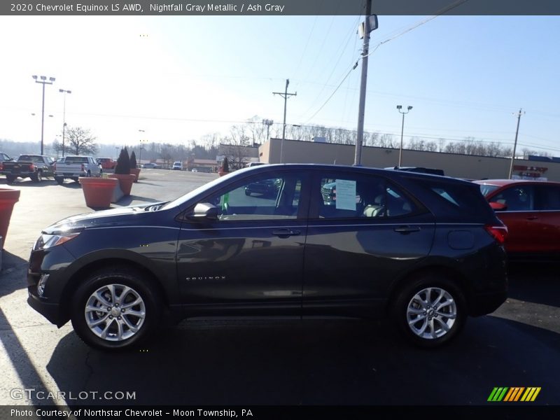 Nightfall Gray Metallic / Ash Gray 2020 Chevrolet Equinox LS AWD