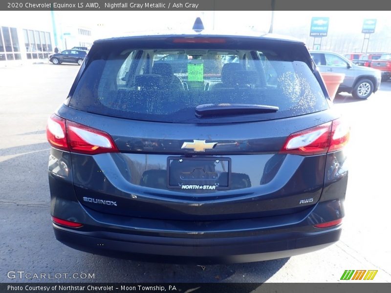 Nightfall Gray Metallic / Ash Gray 2020 Chevrolet Equinox LS AWD