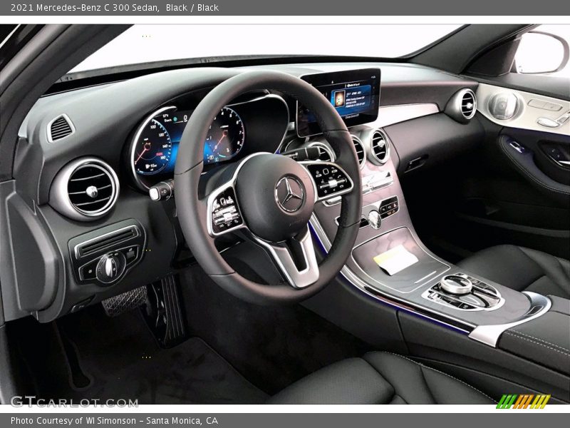 Black / Black 2021 Mercedes-Benz C 300 Sedan