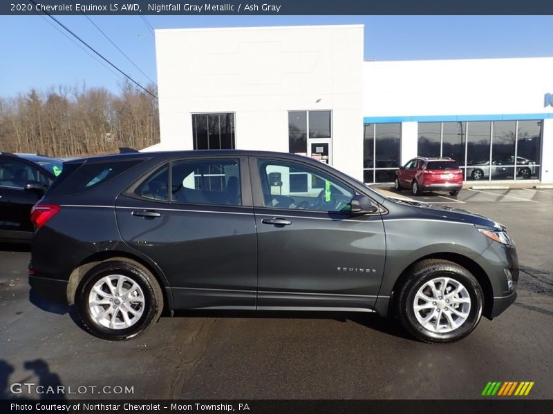 Nightfall Gray Metallic / Ash Gray 2020 Chevrolet Equinox LS AWD