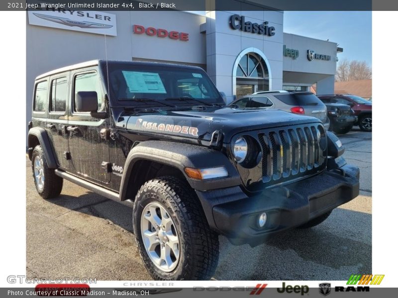 Black / Black 2021 Jeep Wrangler Unlimited Islander 4x4