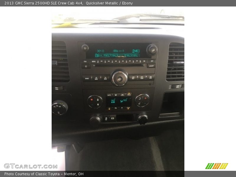 Quicksilver Metallic / Ebony 2013 GMC Sierra 2500HD SLE Crew Cab 4x4