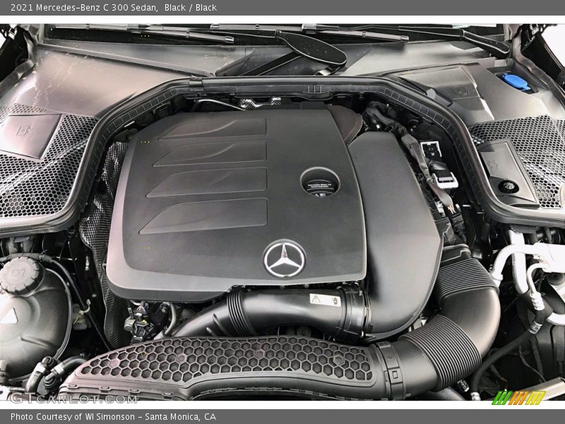 Black / Black 2021 Mercedes-Benz C 300 Sedan