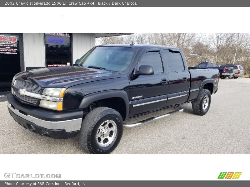 Black / Dark Charcoal 2003 Chevrolet Silverado 1500 LT Crew Cab 4x4