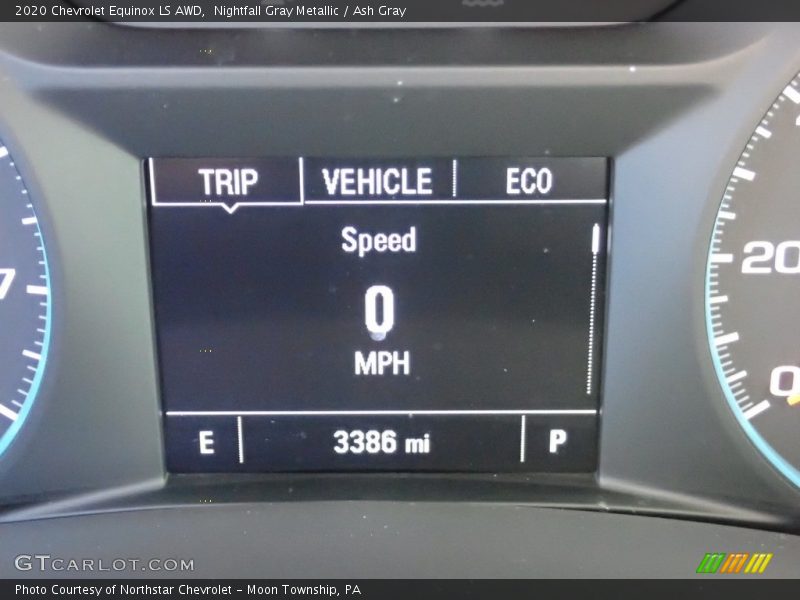 Nightfall Gray Metallic / Ash Gray 2020 Chevrolet Equinox LS AWD