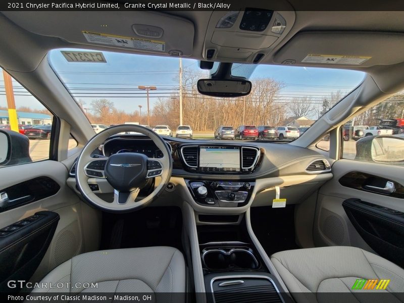  2021 Pacifica Hybrid Limited Black/Alloy Interior