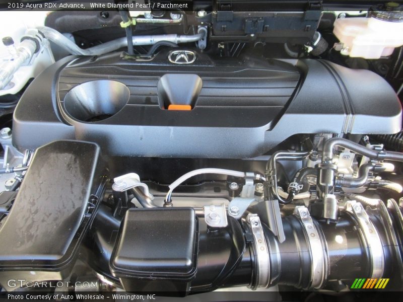 White Diamond Pearl / Parchment 2019 Acura RDX Advance