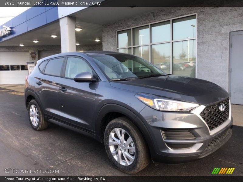 Magnetic Force / Gray 2021 Hyundai Tucson SE AWD