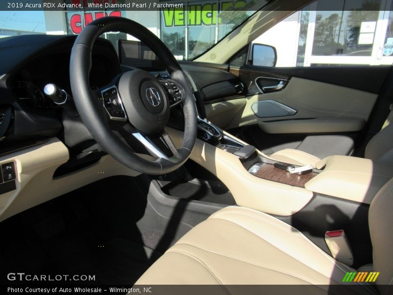White Diamond Pearl / Parchment 2019 Acura RDX Advance