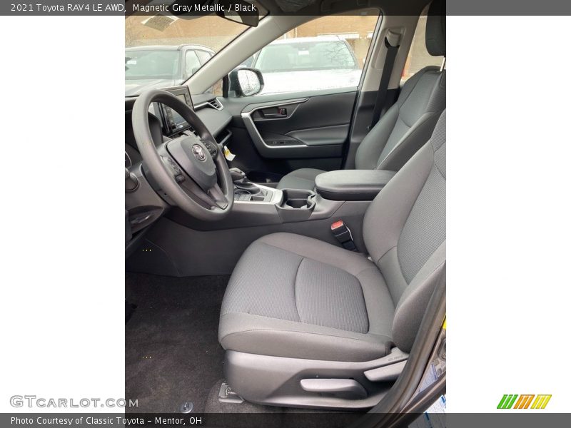 Magnetic Gray Metallic / Black 2021 Toyota RAV4 LE AWD