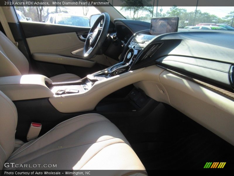 White Diamond Pearl / Parchment 2019 Acura RDX Advance