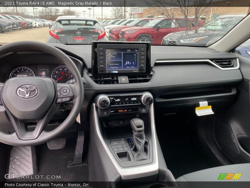 Magnetic Gray Metallic / Black 2021 Toyota RAV4 LE AWD