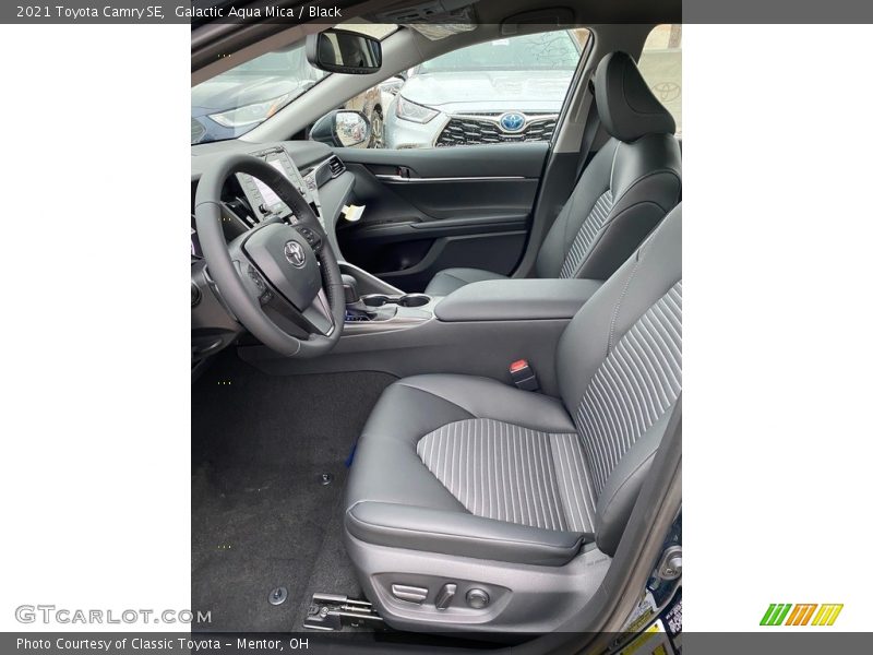Galactic Aqua Mica / Black 2021 Toyota Camry SE