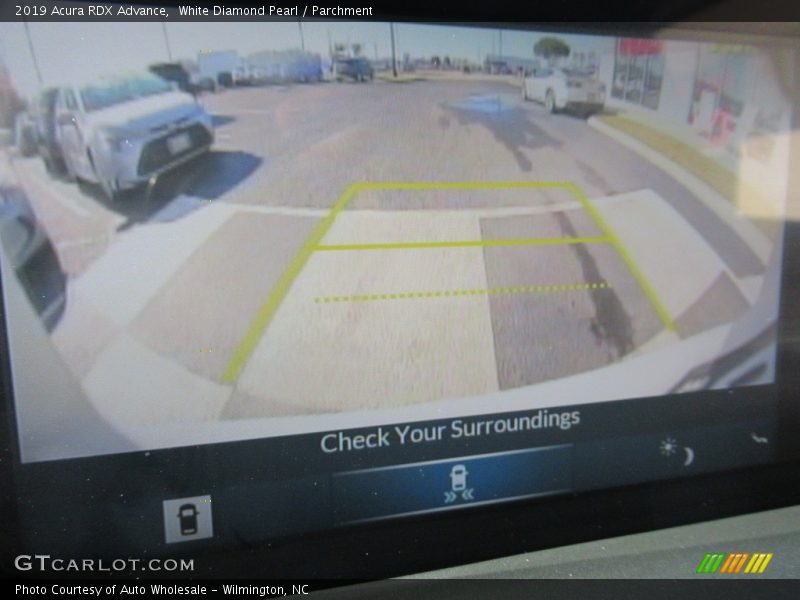 White Diamond Pearl / Parchment 2019 Acura RDX Advance