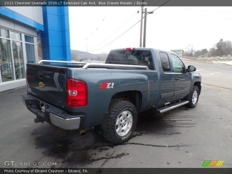Blue Granite Metallic / Ebony 2013 Chevrolet Silverado 1500 LT Extended Cab 4x4