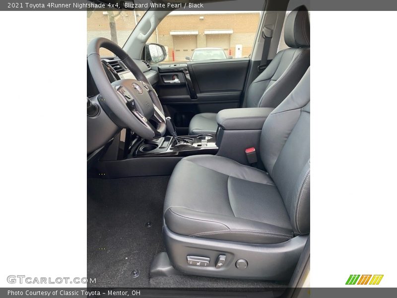 Front Seat of 2021 4Runner Nightshade 4x4