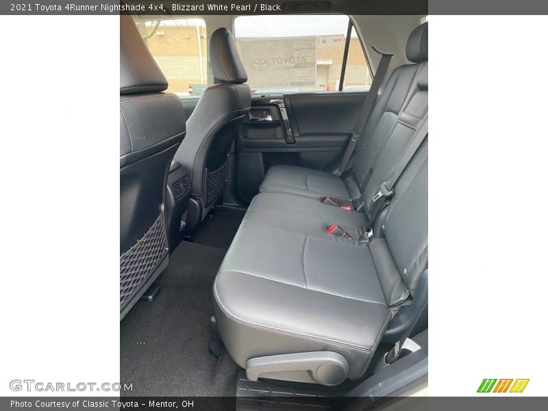 Rear Seat of 2021 4Runner Nightshade 4x4