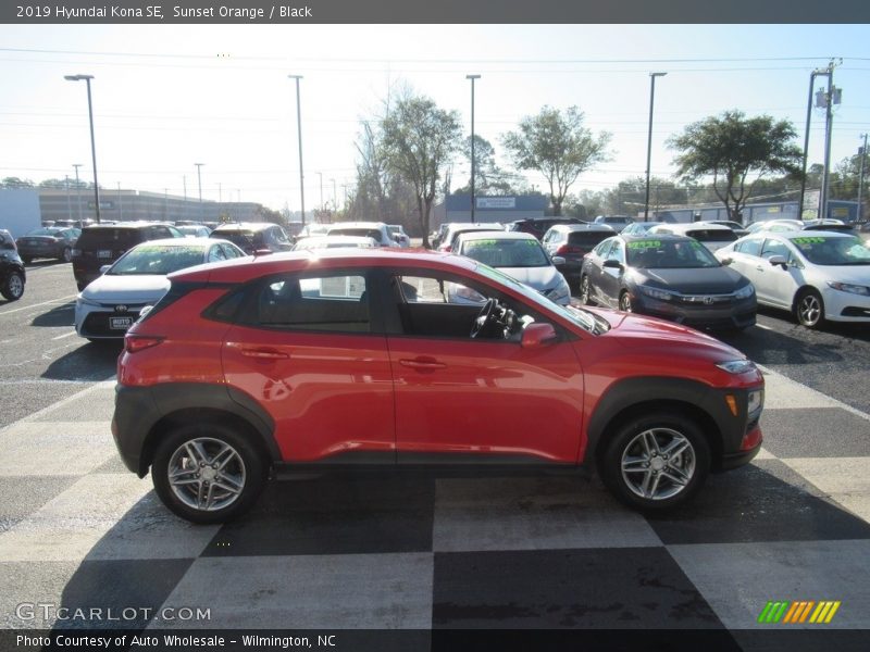 Sunset Orange / Black 2019 Hyundai Kona SE