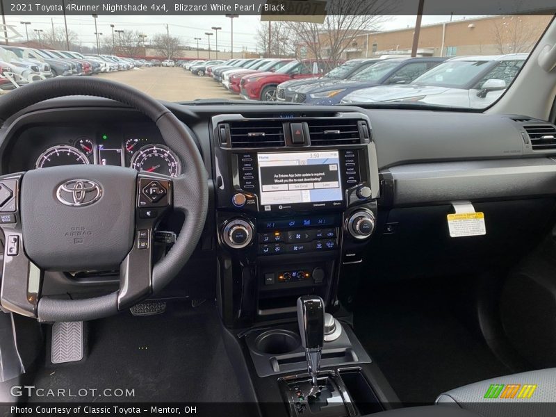 Dashboard of 2021 4Runner Nightshade 4x4