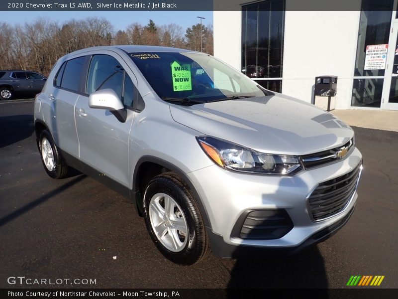 Silver Ice Metallic / Jet Black 2020 Chevrolet Trax LS AWD