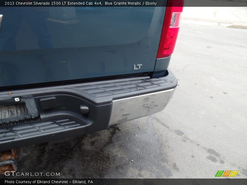 Blue Granite Metallic / Ebony 2013 Chevrolet Silverado 1500 LT Extended Cab 4x4