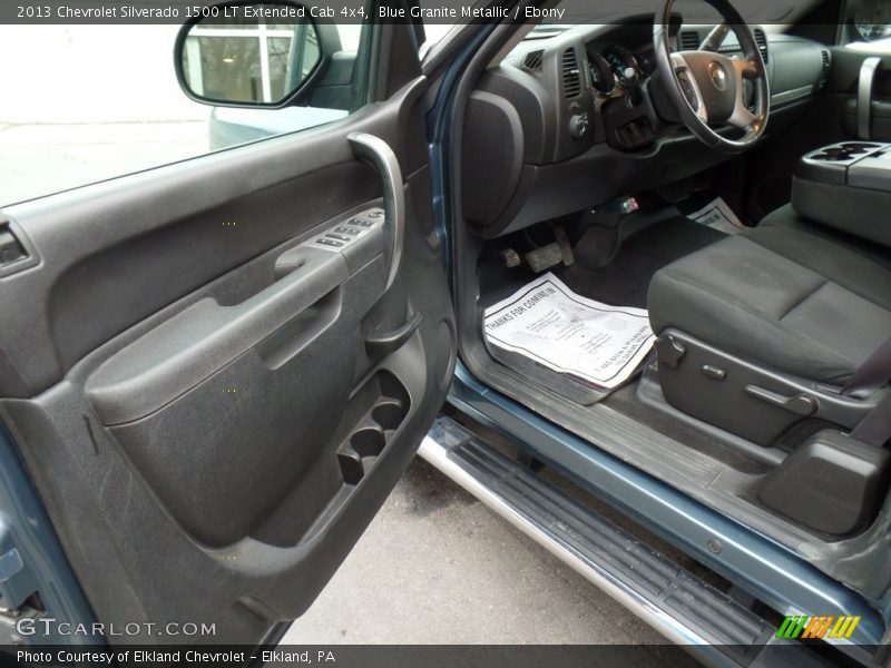 Blue Granite Metallic / Ebony 2013 Chevrolet Silverado 1500 LT Extended Cab 4x4