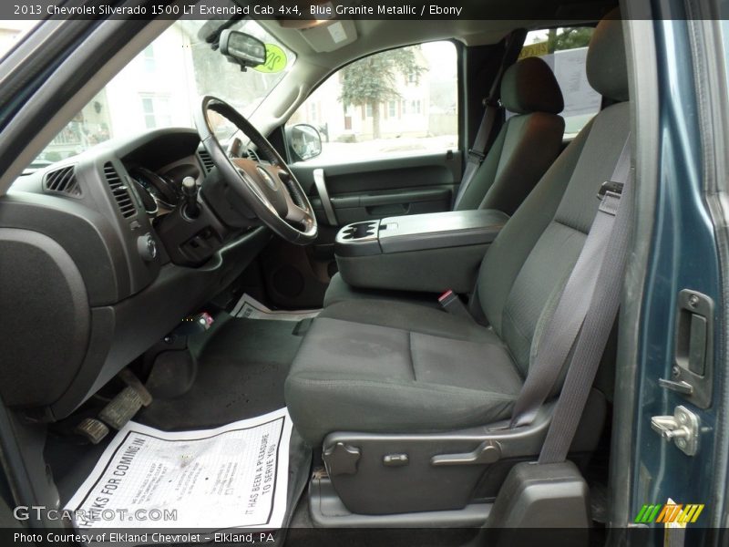 Blue Granite Metallic / Ebony 2013 Chevrolet Silverado 1500 LT Extended Cab 4x4