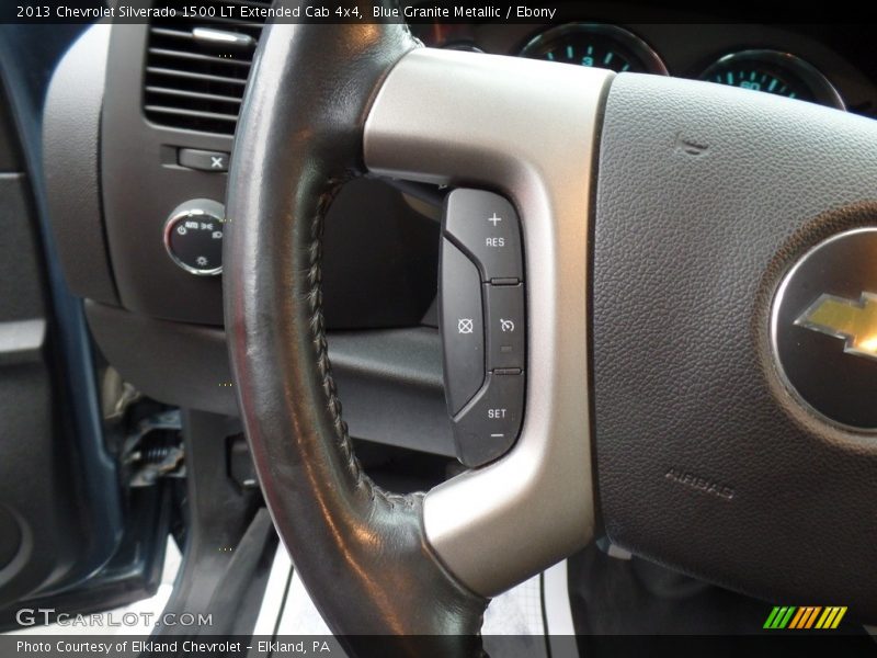 Blue Granite Metallic / Ebony 2013 Chevrolet Silverado 1500 LT Extended Cab 4x4