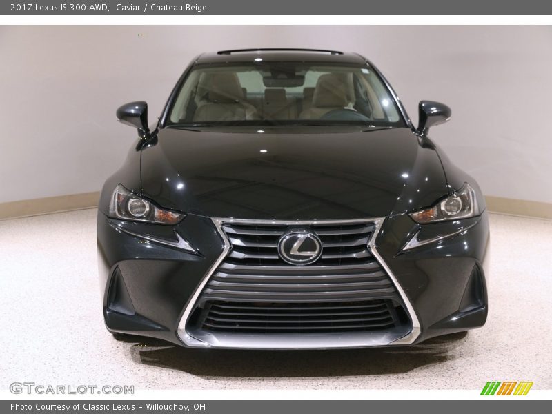 Caviar / Chateau Beige 2017 Lexus IS 300 AWD