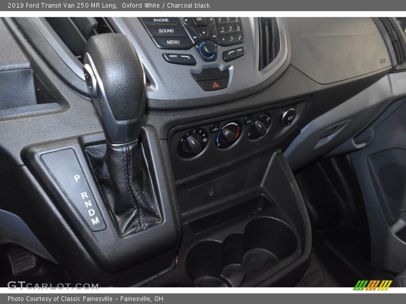 Oxford White / Charcoal black 2019 Ford Transit Van 250 MR Long