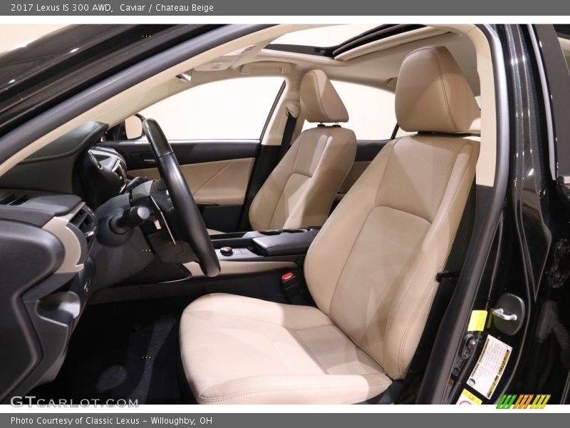 Caviar / Chateau Beige 2017 Lexus IS 300 AWD