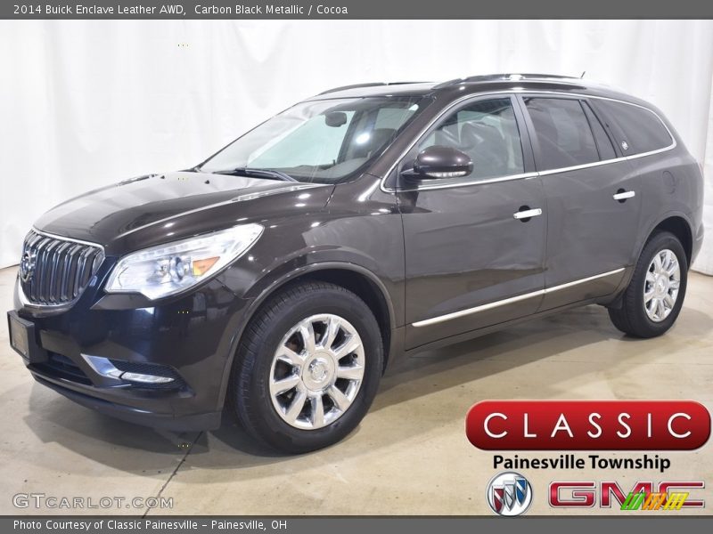Carbon Black Metallic / Cocoa 2014 Buick Enclave Leather AWD