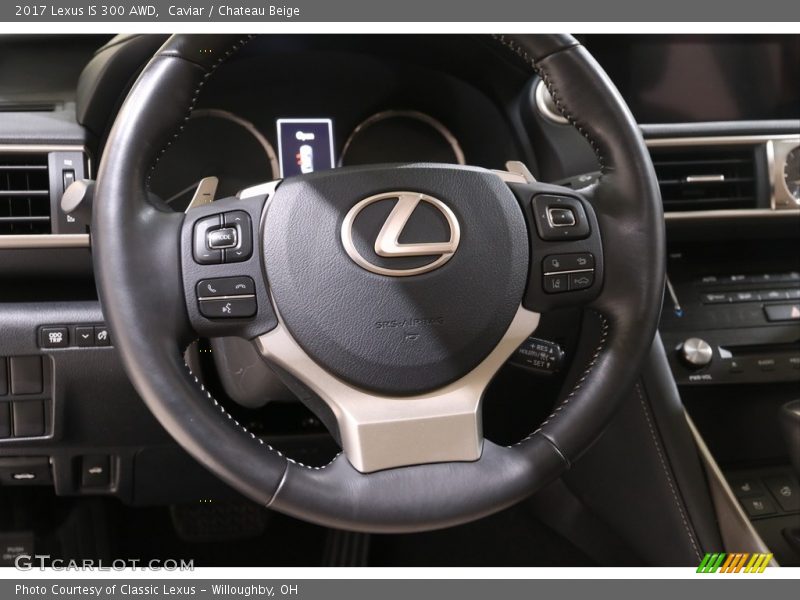 Caviar / Chateau Beige 2017 Lexus IS 300 AWD