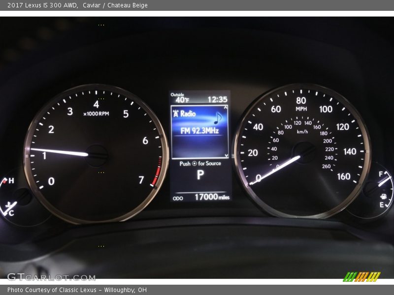 Caviar / Chateau Beige 2017 Lexus IS 300 AWD