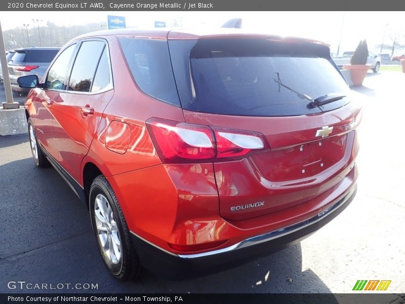 Cayenne Orange Metallic / Jet Black 2020 Chevrolet Equinox LT AWD