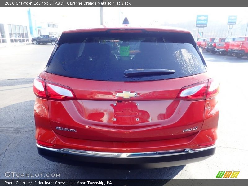 Cayenne Orange Metallic / Jet Black 2020 Chevrolet Equinox LT AWD