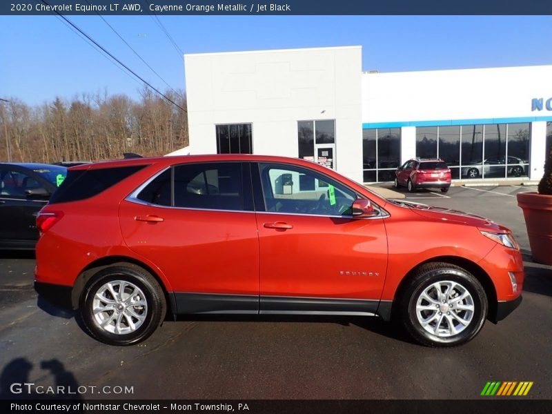 Cayenne Orange Metallic / Jet Black 2020 Chevrolet Equinox LT AWD