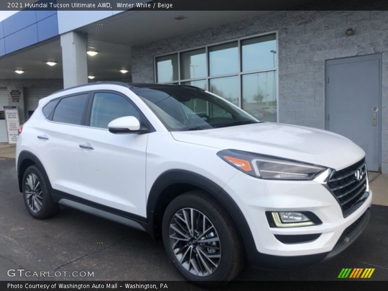 Front 3/4 View of 2021 Tucson Ulitimate AWD