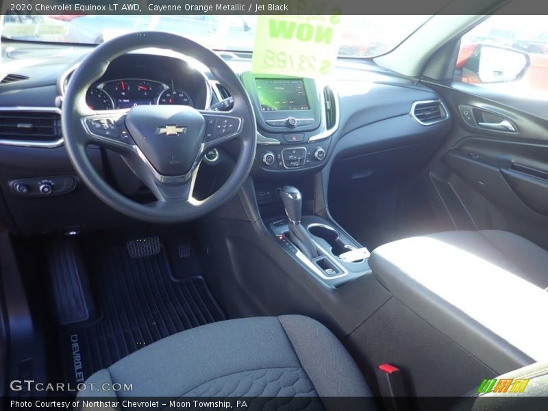 Cayenne Orange Metallic / Jet Black 2020 Chevrolet Equinox LT AWD