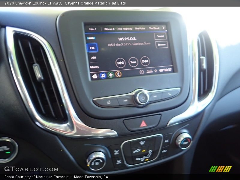 Cayenne Orange Metallic / Jet Black 2020 Chevrolet Equinox LT AWD