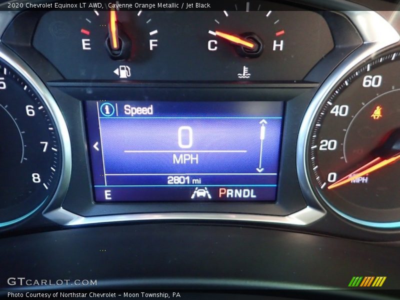 Cayenne Orange Metallic / Jet Black 2020 Chevrolet Equinox LT AWD