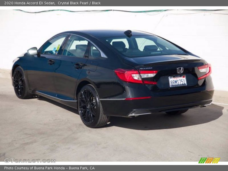 Crystal Black Pearl / Black 2020 Honda Accord EX Sedan