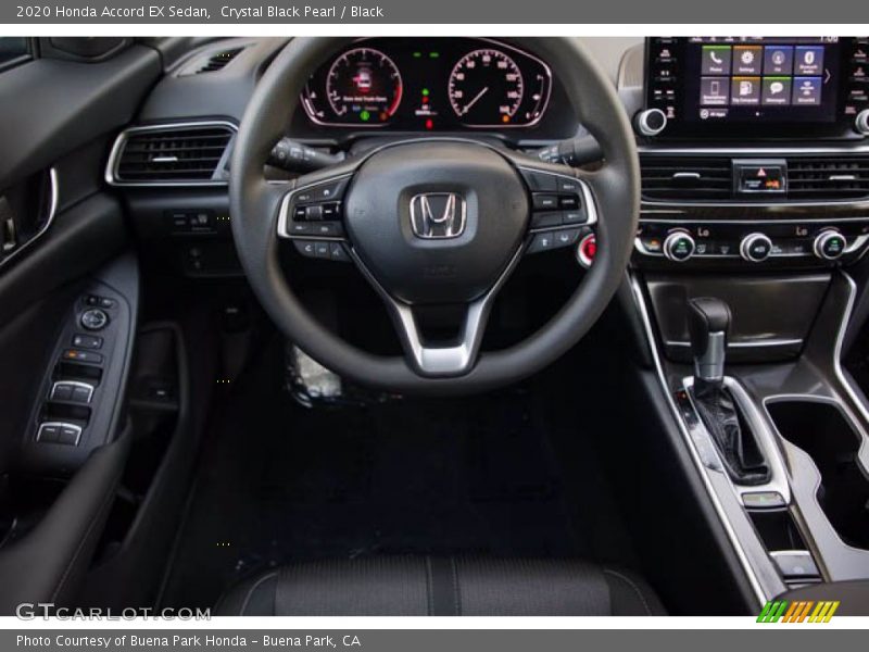 Crystal Black Pearl / Black 2020 Honda Accord EX Sedan