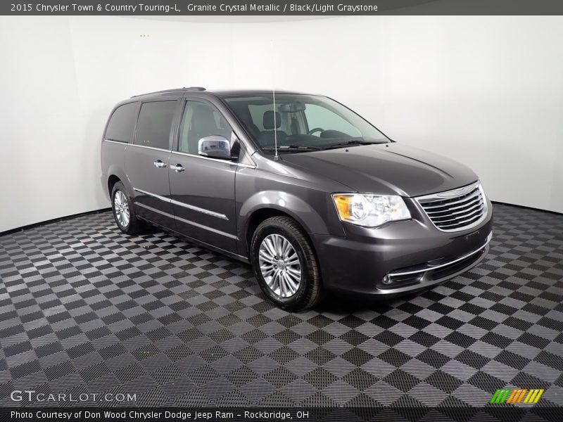 Granite Crystal Metallic / Black/Light Graystone 2015 Chrysler Town & Country Touring-L