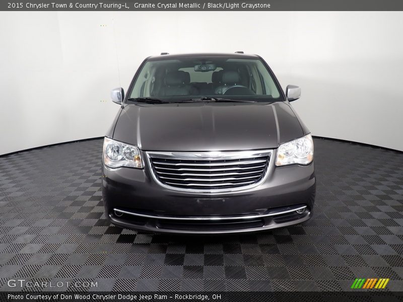 Granite Crystal Metallic / Black/Light Graystone 2015 Chrysler Town & Country Touring-L